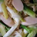 クックDYYGZ7☆'s cooksnap of when they made ねぎと油揚げとソーセージの炒め物.