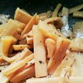 まるとまめ's cooksnap of when they made ビールのおつまみ♪自家製メンマ!!.
