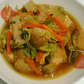 エコキッチン♪'s cooksnap of when they made ふわふわ油揚げと白菜の煮物.