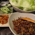 りりけん's cooksnap of when they made 豚挽肉で☆野菜たっぷりレタスの肉味噌巻き.