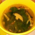 ぶっちー☆☆'s cooksnap of when they made ランチに☆小松菜とワカメきのこのスープ♪.