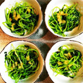 clovermiii's cooksnap of when they made 豆苗とにんにくの中華炒め 3分で完成.