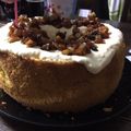 クック7A6CGO☆'s cooksnap of when they made キャラメルナッツ×ベイクドかぼちゃケーキ.