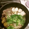 ☆ぇんどう豆☆'s cooksnap of when they made 合挽き肉で…あつあつおいしい肉豆腐丼.