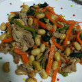 ☆トドンカ♪'s cooksnap of when they made 大豆の彩り野菜炒め.