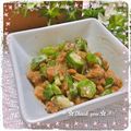 結真は道産子♪'s cooksnap of when they made 納豆とオクラのなめ茸和え♪.