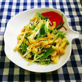 ﾁｲﾁｬﾝﾏﾏ's cooksnap of when they made 簡単！美味しい！水菜の和え物♪.