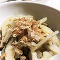 ちづりんも's cooksnap of when they made 蓮根としいたけのさっぱりおひたし♪.