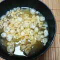 RINRI☆'s cooksnap of when they made キャべツとあげ玉と塩昆布のお味噌汁.