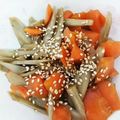 クック26352G☆'s cooksnap of when they made 人参とごぼうのきんぴら〜唐辛子なし〜.