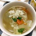 フジぽん's cooksnap of when they made 押し麦の野菜たっぷりスープ.