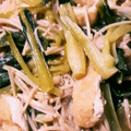 ☆鷹ぴょん☆'s cooksnap of when they made 優しい味の小松菜とえのきのお揚げ煮.