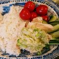 ちうちう＆ぷうぷう's cooksnap of when they made 絶品ジンジャーソースのシンガポールライス.
