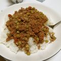 ばにら34's cooksnap of when they made 海老出汁香る牛豚キーマカレー.