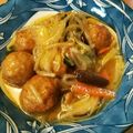 ちーこ♪♪'s cooksnap of when they made 鶏肉団子ともやしの中華風あんかけ.