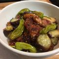 まりぺんぎんUK☆'s cooksnap of when they made 豚肉 ナス ピーマンの塩麹炒め.