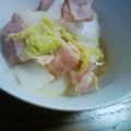 桃子san's cooksnap of when they made 白菜とベーコンのコンソメ煮.