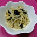 ももべこ's cooksnap of when they made チンしてかけて混ぜる。３分えのき.