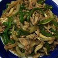 あーいーりー's cooksnap of when they made 豚肉とピーマン、塩炒め。.