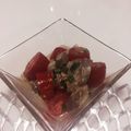 クックEQHKQT☆'s cooksnap of when they made 鯵のお刺身マリネサラダ.