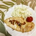 ぽぽきゅ's cooksnap of when they made 【簡単オシャレ】レモンガーリックステーキ.
