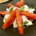 てーぶるすぷーん's cooksnap of when they made バジル香る～✿　裂いて和えるカプレーゼ.
