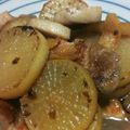 紫海月。's cooksnap of when they made 焼き大根と豚バラ肉の煮物.