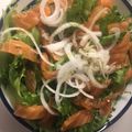 クックAD9Y2X☆'s cooksnap of when they made スモークサーモンとレタスのサラダ.