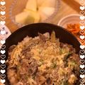 ☆☆かお☆☆'s cooksnap of when they made 他人丼（牛肉の卵とじ丼）.