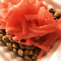 MULA's cooksnap of when they made 意外とはまる！紅しょうが納豆.