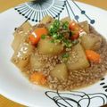3yury's cooksnap of when they made うんま〜い♪ほっこり大根のとろうま煮♡.