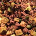 なな畑's cooksnap of when they made ナスと挽き肉の味噌炒め丼☆小ネギ盛り盛り.