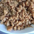 まゆりん✩'s cooksnap of when they made 鶏そぼろ すりごま入り（作り置き）.