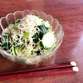 mayumi◦◦♡'s cooksnap of when they made 釜揚げしらすときゅうりのぽん酢和え.