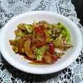 hytekeyu's cooksnap of when they made 豆板醤を使わない回鍋肉.