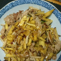リーザｃｈａｃｈａ's cooksnap of when they made さつまいもと豚肉の甘辛炒め✨.