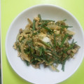 クックF6XNP9☆'s cooksnap of when they made 花にらと卵のささっと炒め.