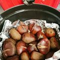 さくら♡はまちゃん's cooksnap of when they made ストウブで焼き栗　ポン栗.