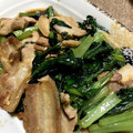 よしぶぅdct's cooksnap of when they made 豚肉と小松菜のオイスターソース炒め　④.
