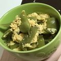 Miporin☆15's cooksnap of when they made サッコが作る☆モロッコ豆の卵とじ.