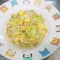 もぐ・ω・くま's cooksnap of when they made 春限定！リンガーハットのレタスチャーハン.