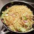 不器用な料理好き's cooksnap of when they made 春キャベツとベーコンの和風パスタ☆.