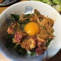 小石川あや's cooksnap of when they made ❤︎タコとキムチのピリ辛コクうま丼❤︎.