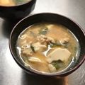 CHICHI☆PAY's cooksnap of when they made 【写真付】余ったひき肉で本格お味噌汁!!.