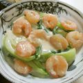 ☆Rokko☆'s cooksnap of when they made エビと青梗菜のクリープ煮♪.