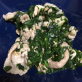 ⁂AYU⁂'s cooksnap of when they made 主菜に！モロヘイヤと豚肉の柚子胡椒和え.