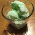 ☆ayumikan☆'s cooksnap of when they made 【簡単】ふわふわメロンシャーベット♡.