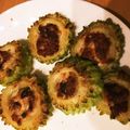 MManzsimsc's cooksnap of when they made ゴーヤハンバーグ♪.