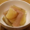 ぽれぽれ2000's cooksnap of when they made ずいきとじゃがいもの煮物.