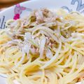 もうふだいすき's cooksnap of when they made レモン醤油の冷製パスタ＊ツナマヨ添え.